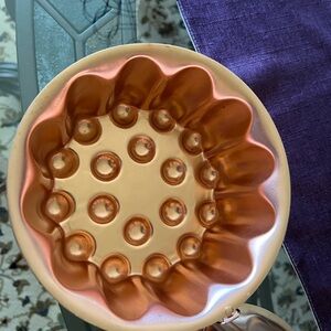 1970s Copper coloured Jello Mold
